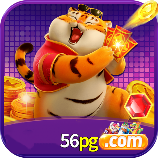 Imagem promocional da 56pg mostrando a plataforma e suas vantagens